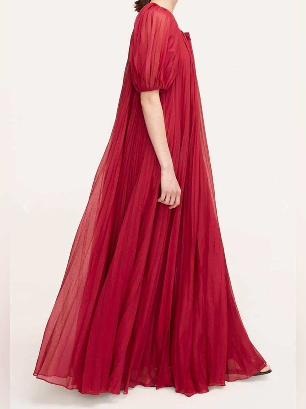 Rebecca Taylor Sunburst Pleat Dress - Size XL - NWT - Hibiscus - Picture 2 of 9